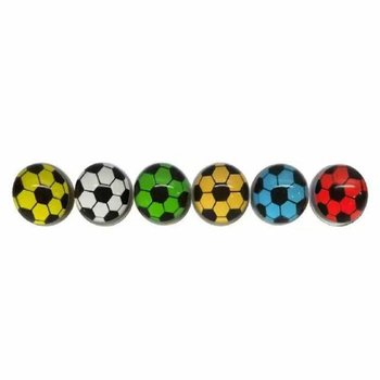 Hopíky Futbal Mix - Ø 3,2 cm (50 ks)