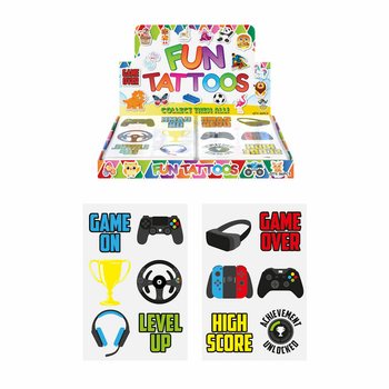 Gamer Fun Tetovačky Displaybox (96 listov)