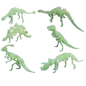 Svietiace v tme 3D dino puzzle (24 ks)