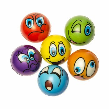 ANTISTRESOV&Eacute; LOPTIČKY SMILEY V DISPLEJI (24 ks)