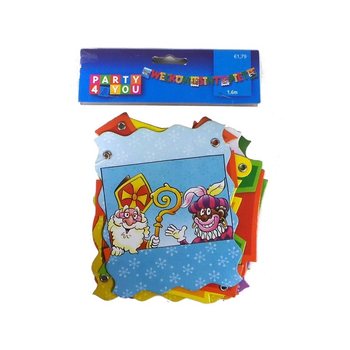 Sinterklaas Girlandy 160 cm (6 ks) - Holandské Mikulášske Dekorácie
