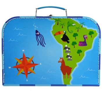 Veľk&eacute; Puzzle Mapa Sveta v Kufr&iacute;ku
