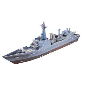 Veľk&eacute; 3D Puzzle &ndash; Vojnov&aacute; loď 170 Lanzhou (2 ks)