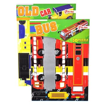 3D Auto Puzzle v Displeji (64 ks)