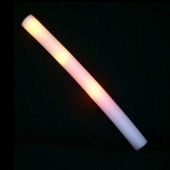 LED Penová Svietiaca Tyč Jednofarebná - Párty Tyč - Oranžová (24 ks)