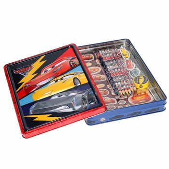 Kreat&iacute;vny Set DISNEY CARS 3D v Plechovej Krabičke (12 ks)
