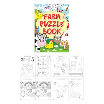 KNIHA S PUZZLE FARMA (48 ks)