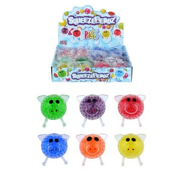 SQUISHY LOPTIČKY PRASIATKO (12 ks)
