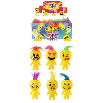 Svietiace Bábiky Squeezy Smiley v Displayi (12 ks)