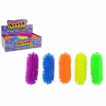 Veľk&yacute; Fluffy Červ 22 cm - Displej (12 ks)