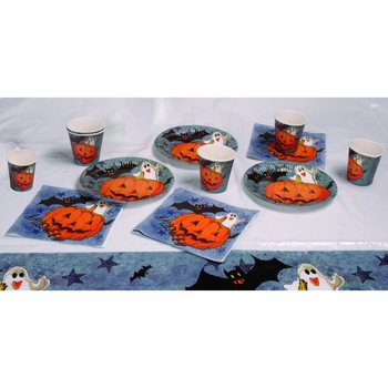 19-dielna Halloweenska Stolov&aacute; Sada (6 s&aacute;d)
