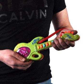 Veľk&aacute; Hračk&aacute;rska Gitara 35 cm Dlh&aacute;! (12 ks)