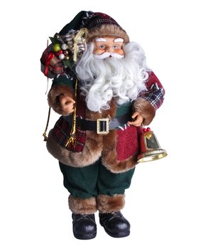Veľk&aacute; luxusn&aacute; dekor&aacute;cia Santa Claus 35 cm (2 ks)