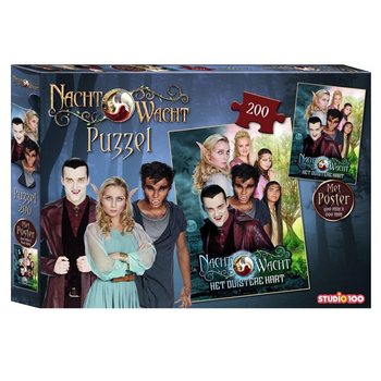 STUDIO100 - NACHTWACHT PUZZLE 200 DIELIKOV - S PLAGÁTOM ZADARMO (12 ks)