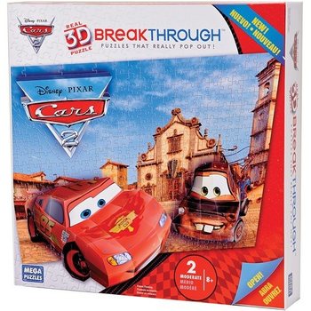Megapuzzles Breakthrough 3D Aut&aacute; 2 (Cars) - 50671AEG