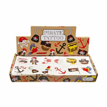Pirátske tetovania Fun - Display (96 ks)