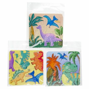 Mix Dinosaurie puzzle - 14x14 cm (50 ks)