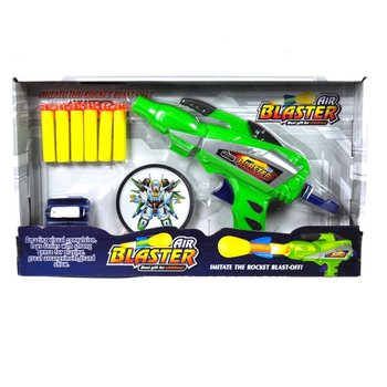 VZDUCHOV&Aacute; PI&Scaron;TOĽ AIR BLASTER S &Scaron;&Iacute;PKAMI A TERČOM (2 ks)