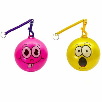 SMILEY LOPTA SO &Scaron;N&Uacute;RKOU / BUNGEE LOPTA &Oslash;23 cm (10 ks)