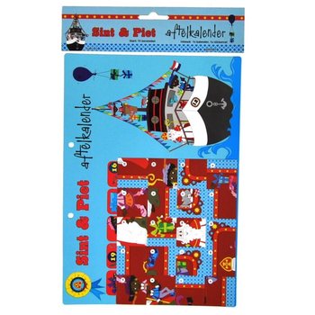 Odpoč&iacute;tavac&iacute; kalend&aacute;r Sinterklaas a Piet - Model 2 (9 ks)