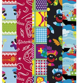 Role Baliaceho Papiera Sv&auml;t&yacute; Mikul&aacute;&scaron; Sinterklaas 250 x 50 cm (5 ks)