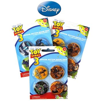 Sada 4 odznakov Disney Toy Story (24 ks)