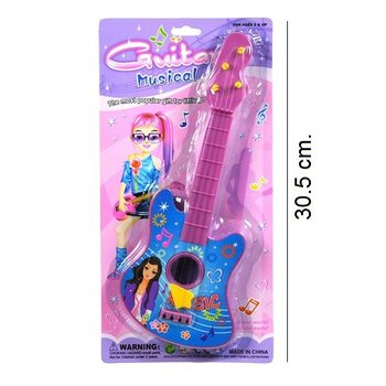 HRAČK&Aacute;RSKA GITARA NA KARTE (6 ks)