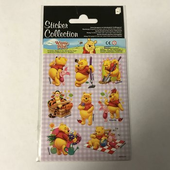 Hárky nálepiek: Disney Macko Pú, 16 x 9 cm (10 ks)