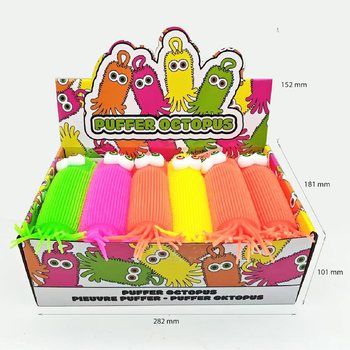 Puffer loptička Chobotnica - 20 cm - V Display Boxe (12 ks)