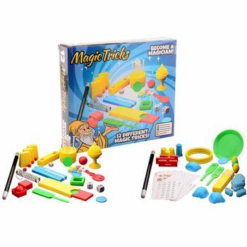 MAGIC TRICKS - VEĽK&Aacute; K&Uacute;ZELN&Iacute;CKA SADA S 12 TRIKMI V KRABICI