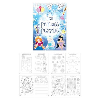 Kniha s puzzle Ľadová princezná (48 ks)