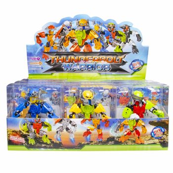 THUNDERBOLT ROBOT WARRIOR AKČN&Aacute; FIG&Uacute;RKA V DISPLEJI (12 kusov)