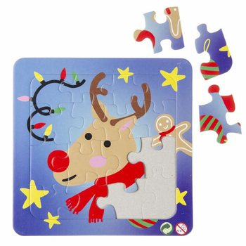 Vianočn&eacute; puzzle 14x14 cm (50 ks)