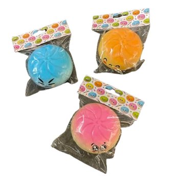RAGE - Squishy Dumplings VEĽK&Yacute; (Rozm. 9 x 9 x 4 cm) - Viral 2026 Fidget Toy - S HLAVIČKOVOU KARTOU (24 ks)