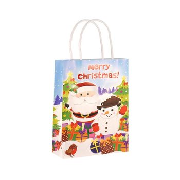 Darčekové Tašky MERRY CHRISTMAS 14x21x7 cm (24 ks)