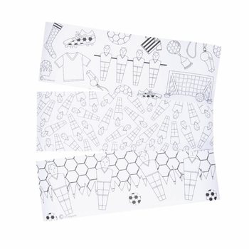 Detsk&eacute; poh&aacute;re na vyfarbenie "Futbalisti" (set 2 ks)