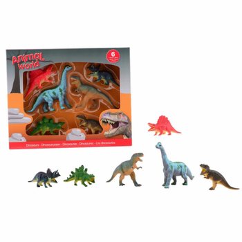 ANIMAL WORLD - Set Dinosaurov (6 Fig&uacute;rok)