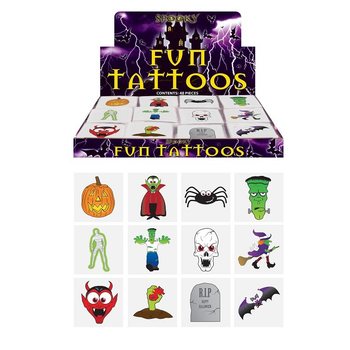Fun Tattoos – model Halloween (48 balení x 12 ks)