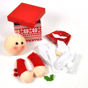 VYROB SI VLASTNÚ VIANOČNÚ KRABIČKU - MODEL: SANTA CLAUS