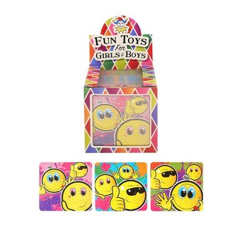 PUZZLE SMAJLÍK – 13 x 12 cm – V DISPLAYI (108 ks)