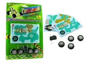3D penov&eacute; puzzle motok&aacute;ra s motorom (24 ks)