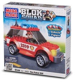 MEGABLOKS BLOK SQUAD HASIČSKÉ SUV - 2432 (2 ks)