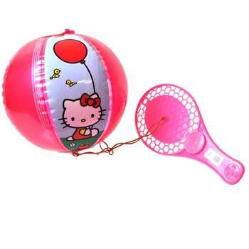 Hello Kitty Set p&aacute;lka s nafukovacou loptičkou na gumičke (12 ks)