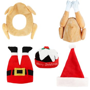 MIX LUXUSN&Yacute;CH VTIPN&Yacute;CH VIANOČN&Yacute;CH ČIAPOK - XMAS CAPS (6 ks)