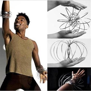Magic Rings / Flow Rings - Kinetick&yacute; 3D Magick&yacute; Kruh - STRIEBORN&Yacute; | V KRABIČKE (10 ks)
