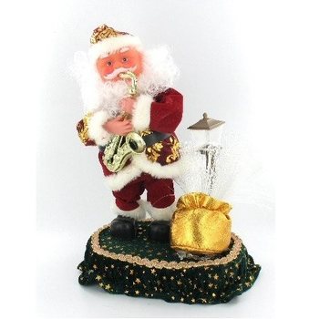 POHYBLIVÝ SANTA CLAUS SO SAXOFÓNOM