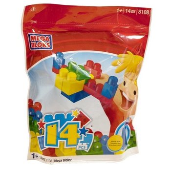 Mega Bloks 8108 - Vrece s veľkými kockami (14 dielov)