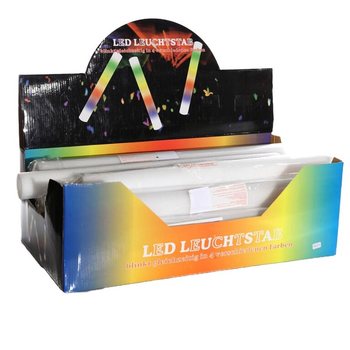 LED PENOV&Eacute; TYČE - MULTICOLOR P&Aacute;RTY TYČ V DISPLAYI (24 ks)