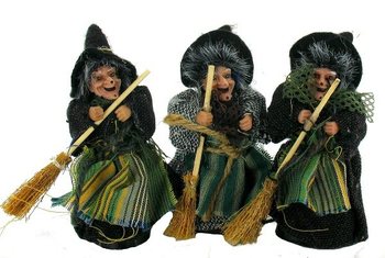 DEKORAČN&Eacute; BOSORKY 12 CM (6ks)