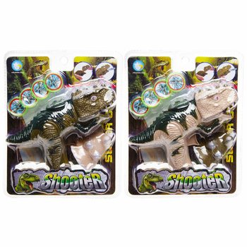 Dinosaurus pi&scaron;toľ na vystreľovanie diskov